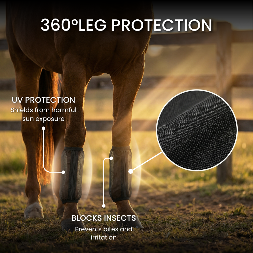 HorseHalo™ Fly Boots - Set of 4