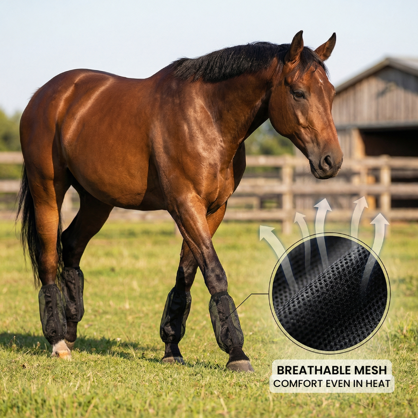 HorseHalo™ Fly Boots - Set of 4