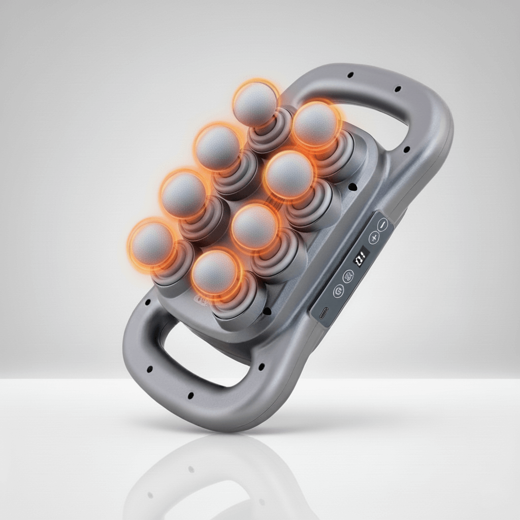 HorseHalo™ 8 Heads Red Light Massage Gun