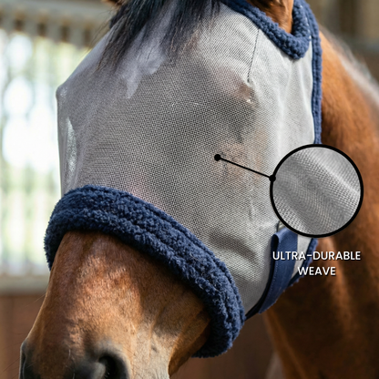 HorseHalo™ Fly Mask – Soft Mesh (Without Ears)