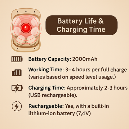 HorseHalo™ 8 Heads Red Light Massage Gun