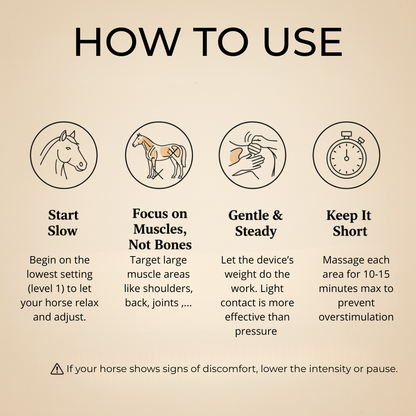 HorseHalo™ 8 Heads Red Light Massage Gun