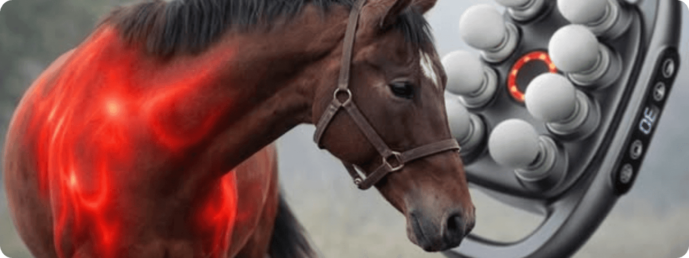 Identify target areas on horse