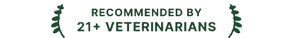 Recommended by 21+ veterinarians